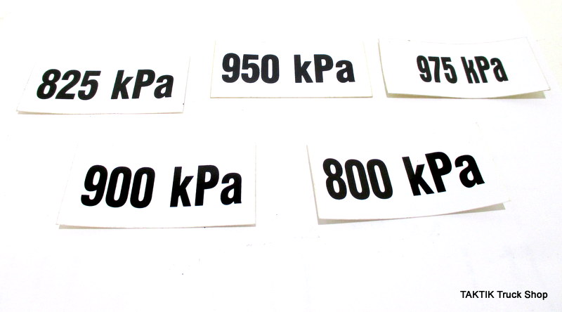 Označenie tlaku 950 kPa